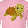 thumbnail image 4 of Inktastic Cute Smiling Turtle Illustration for Kids Long Sleeve Youth T-Shirt, 4 of 5