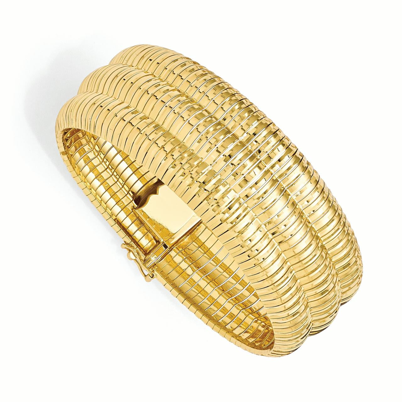 Gold Wave Adjustable Bronze Bracelet | Costello International