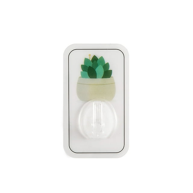 Agiferg Botanical Garden Hook Traceless Sticky Coat Hook Hanger