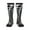 3 Black, variant on Xecao Butterflies Optical Illusion Print Compression Socks for Both Men And Women for Running, Travel, Flight, Nurse