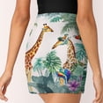 thumbnail image 5 of Jungle Giraffe Paradise Print Women's Shorts Non-Slip Single Pocket A-line Trouser Skirt Summer Shorts Casual Shorts for Women, 5 of 7