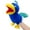 B, variant on BAELLERT Plush Parrot Hand Puppet with Moving Mouth Interactive Zoo Animal Toy for Kids Adults Soft Stuffed Bird Puppet for Role Play Storytelling Christmas Birthday Gift