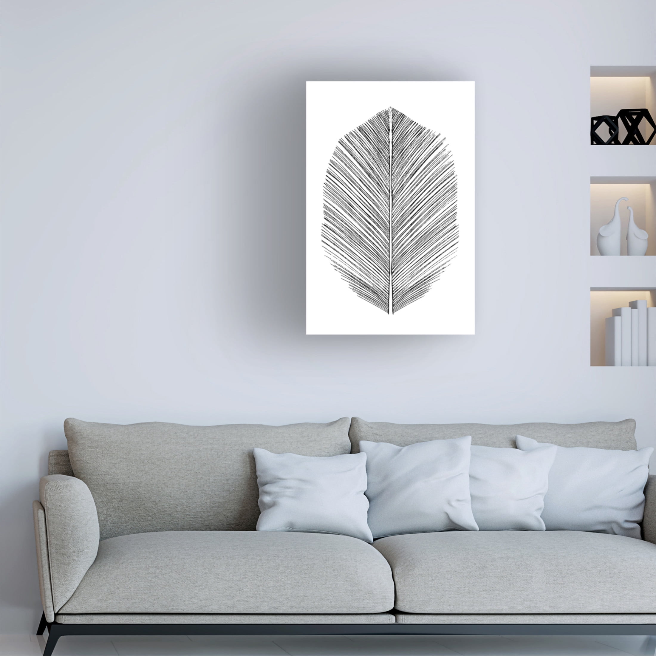 Trademark Fine Art Dan Hobday Feather Canvas Wall Art