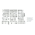 thumbnail image 1 of English US EXTRA Large letters white background keyboard stickers x 3 sets, 1 of 3