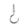 thumbnail image 5 of Uxcell 0.8" Small Screw Eye Hooks Self Tapping Screws Carbon Steel Silver 60Pcs, 5 of 5