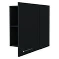 thumbnail image 5 of So-Hi Melamine Wall Cabinet One Door, Black Compact Kitchen Storage, 5 of 8