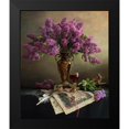 thumbnail image 2 of Morozov, Andrey 15x17 Black Modern Framed Museum Art Print Titled - Still Life With Flowers, 2 of 5