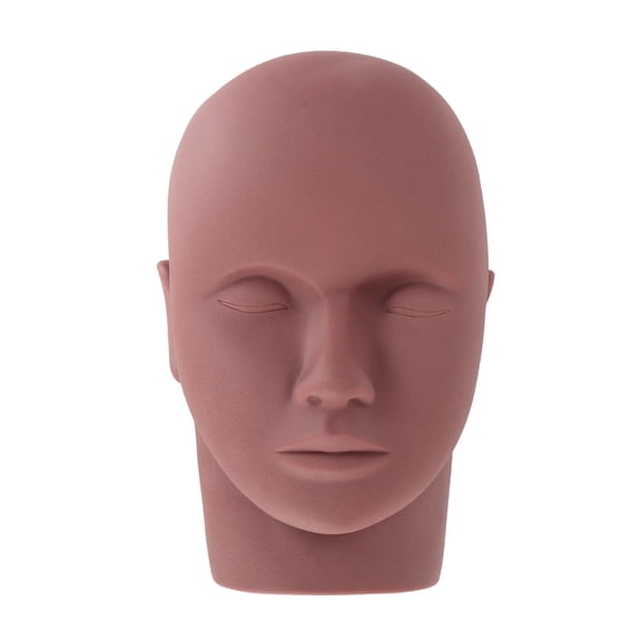 Versatile Washable Reusable Portable Mannequin Head Model, Beginner Learning Beauty Care Make-Up Massage Technique Acupuncture Dummy Head,Male Training Head for Makeup Massage
