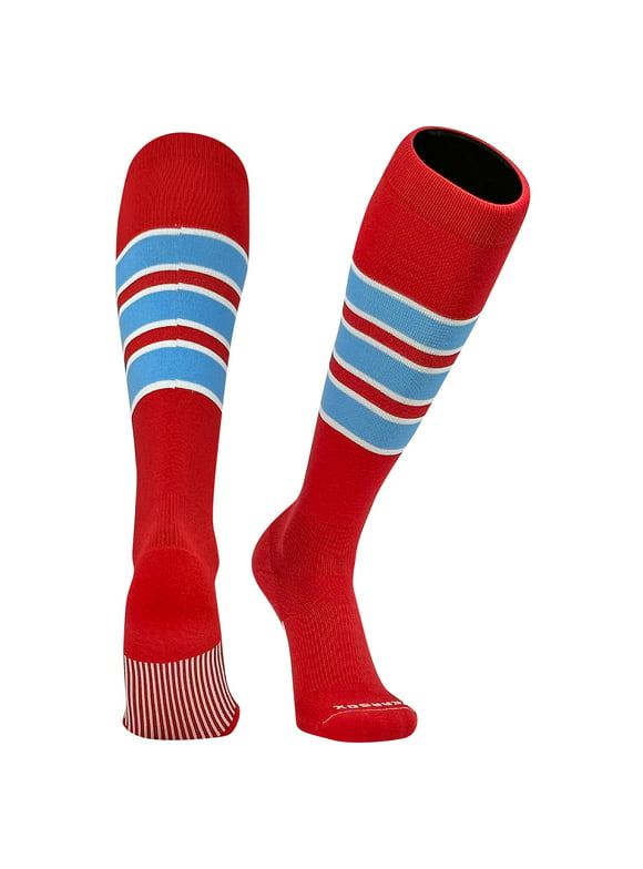Red White Striped Socks
