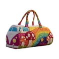 thumbnail image 2 of Quilted Hippie Van Duffle Bag with Adjustable Padded Strap - Hippie Van Inspired Bohemian Weekender with Adjustable Crossbody Strap, Construction for Gym Yoga Dance and Overnight Stays,F, 2 of 7