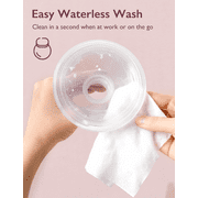 Momcozy Natural Breast Pump Wipes for Parts Cleaning On-the-go, 30 Count, Flash Clean & Resealable