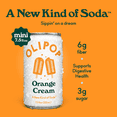 thumbnail image 2 of Olipop Minis Prebiotic Soda Pop, Orange Cream, High Fiber, 7.5 fl oz 6 Pack, 2 of 2