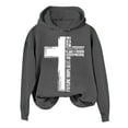 thumbnail image 3 of SIYUDAN Hoodies Sweatshirt For Women Christian Sweatshirt Letter Print Sweatshirt Oversized Lightweight Pullover For Women Womens Fall Clothes Teen Clothing, 3 of 3
