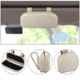 thumbnail image 2 of Unique Bargains Car Sunglasses Holders Sun Visor with Two Clips Storage Box Plastic Gray, 2 of 8