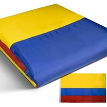 Anley EverStrong Series Colombia Flag 3x5 Foot - Embroidered and Sewn Stripes 210D Polyester - Colombian National Banner Flags