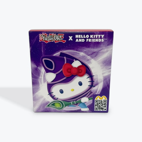 Yu-Gi-Oh x Hello Kitty McDonald's Plush Figure: Hello Kitty Dark Magician - Single Plush [Toys, Ages 3 ]