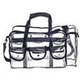 thumbnail image 2 of Bolsa organizadora de maquillaje Jula Vance Professional de PVC transparente, 2 of 9