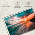 thumbnail image 6 of Elephant Stock Beach With Sunset Wall Art - Horizontal Canvas Wall Art - Living Room Wall Decor - Beach Canvas - Orange And Teal Decor - 36" x 24", 6 of 8