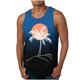 thumbnail image 1 of Camiseta sin mangas de cuello redondo para hombre, moda informal de verano, chaleco holgado, estampado deportivo, camiseta sin mangas de cuello redondo, blusa de poliéster para hombre, 1 of 3