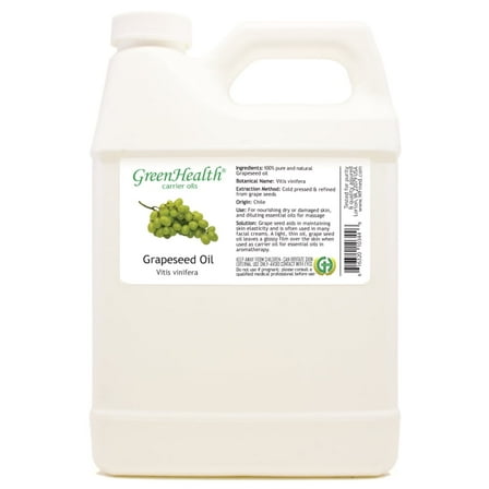 Grapeseed Carrier Oil - 32 fl oz - White Plastic Jug w/ Cap