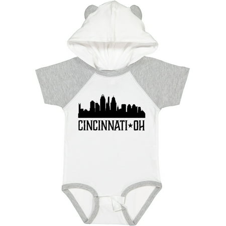 

Inktastic Cincinnati Ohio Skyline City Silhouette Gift Baby Boy or Baby Girl Bodysuit