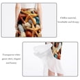 thumbnail image 2 of Starfish Stylish Chiffon Women's Summer Beach Dress with Polyester Straps - Beach Skirt Option Included, 2 of 6