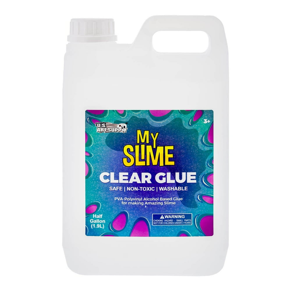 My Slime Clear Glue 1/2 Gallon (64 Ounce) Bottle Kid Safe, NonToxic