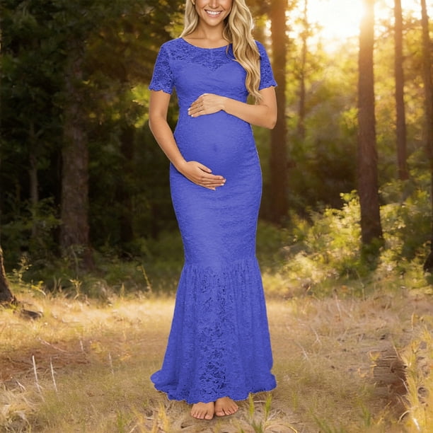 formal maternity dresses for wedding Ivory Floral Embroidered Mesh Evening Gown Maternity wedding dress with a sheer bodice made of the finest floral lace and a sweetheart neckline CYCLAMEN Maxi Maternity Dress Sparkly