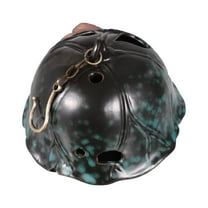 STRANDCHIC Green Ceramic Backflow Incense Burner for Meditation, Yoga, Home Decor, Relaxation and Aromatherapy