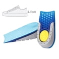 thumbnail image 1 of Plantillas para zapatos con aumento de altura, absorción de impactos, suaves, cómodas, con soporte para el arco, insertos de cojín para el talón, para 11x15 cm Fernando Plantillas de aumento de altura, 1 of 8