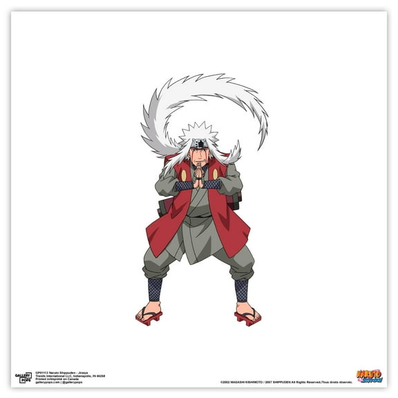 Gallery Pops Naruto Shippuden - Jiraiya Wall Art, Unframed Version, 12" x 12"