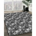 thumbnail image 2 of Ahgly Company Indoor Square Patterned Black Cow Black Area Rugs, 7' Square, 2 of 6