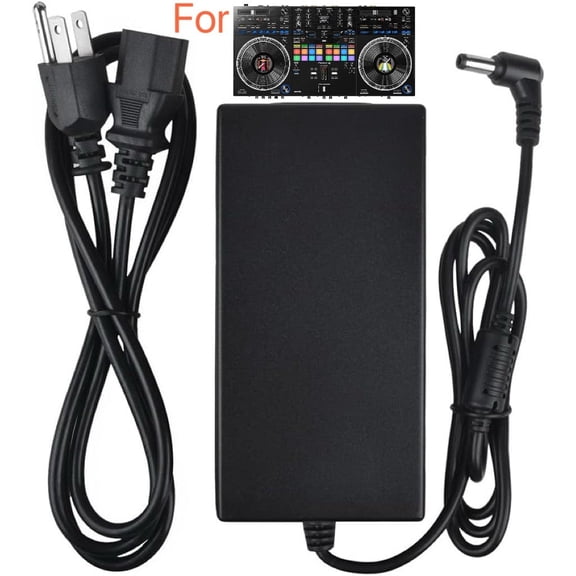 24V DJ Controller Charger Compatible with Pioneer DDJ-REV7 2-Channel Power Cord