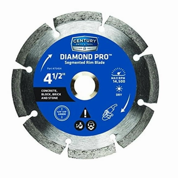 4.5 in. Diamond Segmented Rim Saw Blade