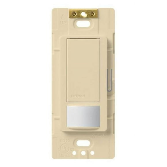 Lutron Electronics MS-OPS5MH-IV Maestro Single Pole Large Room & Fan Occupancy Sensor Switch Ivory