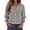 Gray,#005, variant on Button Down Shirts for Women 3/4 Length Sleeve Business Casual Blouses 2026 Summer Tops,XL