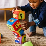 Melissa & Doug Ks Kids Match and Build Soft Blocks Set