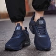 thumbnail image 5 of Men's Breathable Mesh Air Cushion Running Shoes, Lightweight Lace-Up Athletic Sneakers, Shock Absorbing Comfortable Footwear for Gym, Walking, and Daily Activities, 5 of 10