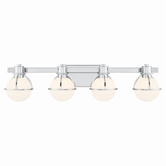 Savoy House 8-1060-4-11 Pierce 4-Light Bathroom Vanity Light in Chrome