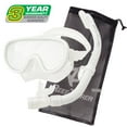 thumbnail image 2 of Reef Tourer Adult Single-Window Mask & Snorkel Combo Set, Lavender, 2 of 8