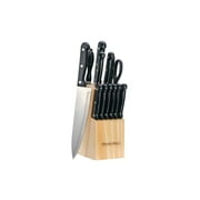Proctor Silex 13pc Cutlery Set - Full Tang With Rivets and Wood Block (PDB601)