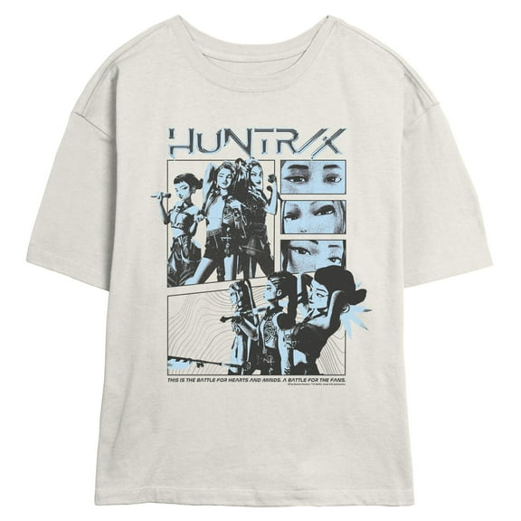 Juniors KPop Demon Hunters Huntrix A Battle For The Fans T Shirt