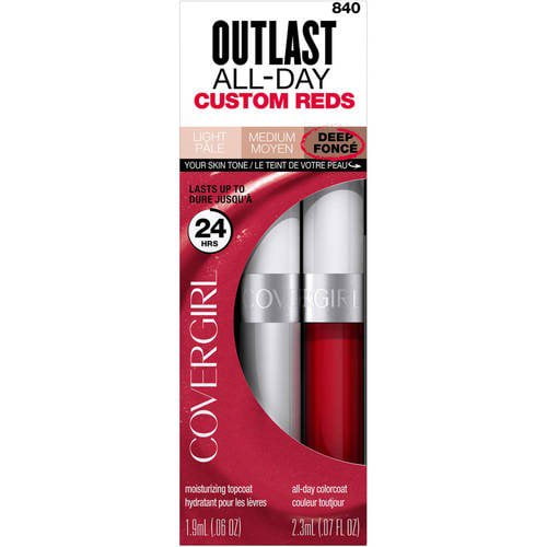 COVERGIRL Outlast All-Day Lip Color Custom Reds, Signature Scarlet