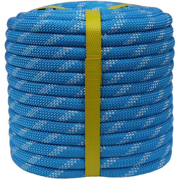 Cuerda de poliéster trenzado doble (20 mm x 10 m/30 m). Cuerda resistente para arboristas, ideal para columpios, trabajos de tiro y navegación.