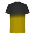 thumbnail image 4 of Styesk T-Shirts pour Homme Hommes Imprimé Col Rond Décontracté Mode Manches Courtes Chemisiers Col Rond Chemises, 4 of 4