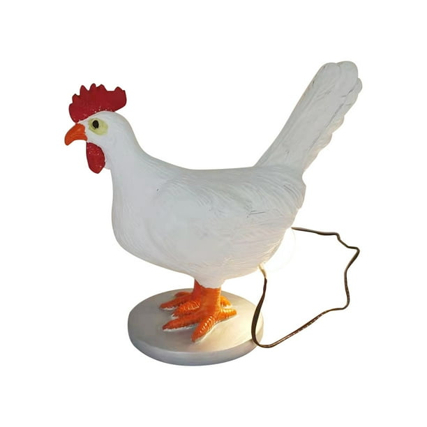Lámpara creativa en forma de pollo Adornos de escritorio Luces de noche para sala de estar junto a la cama Tmvgtek Oficina Multiescena Multifunción