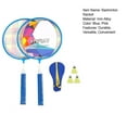 thumbnail image 7 of sunsanly Badminton Rackets Kids Children Badminton Racket Kit Outdoor Shuttlecocks Racquet Toys with 3 Balls for 2-Players Sports Game, 7 of 7