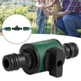 thumbnail image 2 of Lttoisl Irrigation Quick Connect Coupling with Built-in Throttle Valve, Water Flow Control Valve Connector for Garden Hoses, Easy Repair System, Durable Outdoor Shut-Off Adapter, 2 of 8
