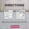 thumbnail image 4 of Weiman Stainless Steel Cleaner Wipes , 2 Pack , Fingerprint Resistant, Removes Residue, Water Marks and Grease from Appliances, 4 of 9