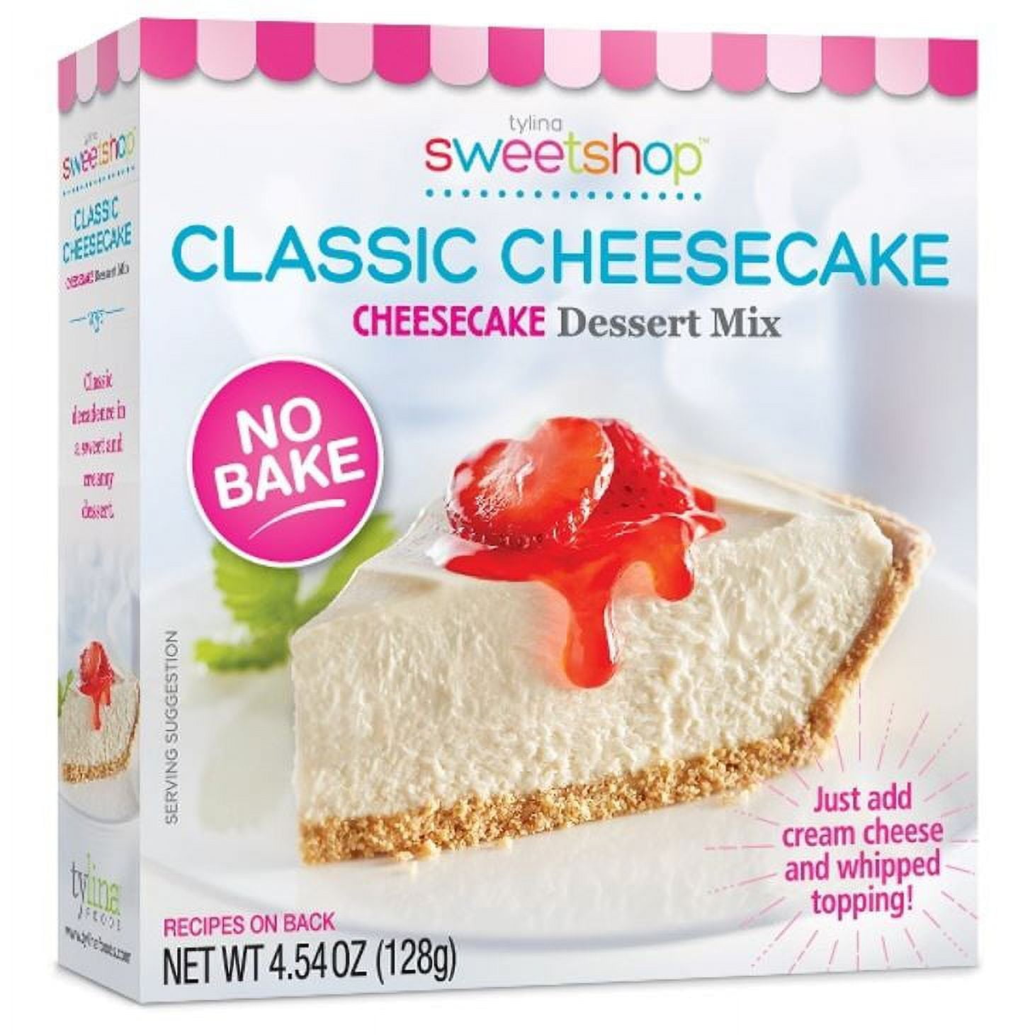 (4 pack) Sweet Shop Classic Cheesecake & Dip Mix, 4.54oz